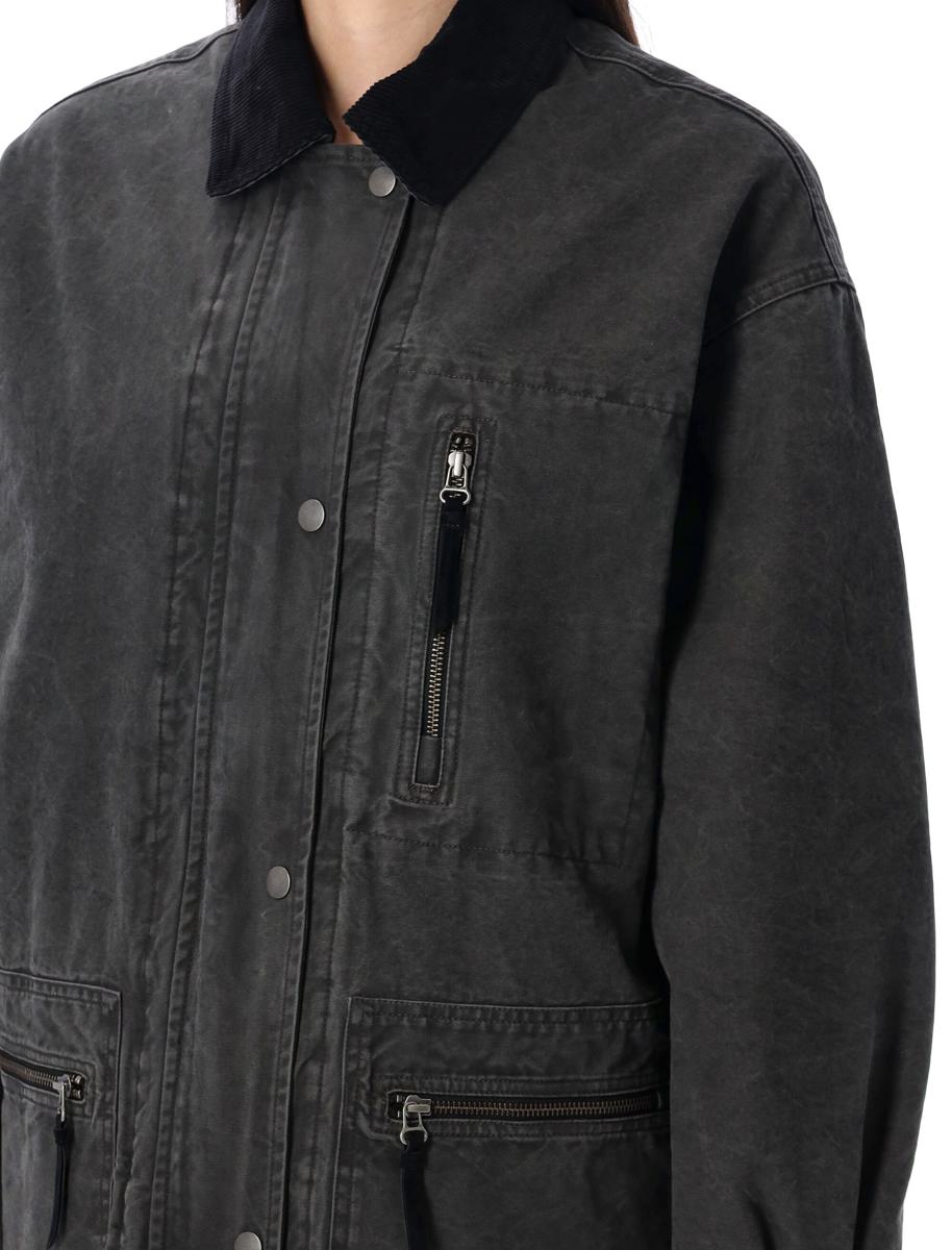 Isabel Marant Étoile Kimelia beschichtete Baumwolljacke
