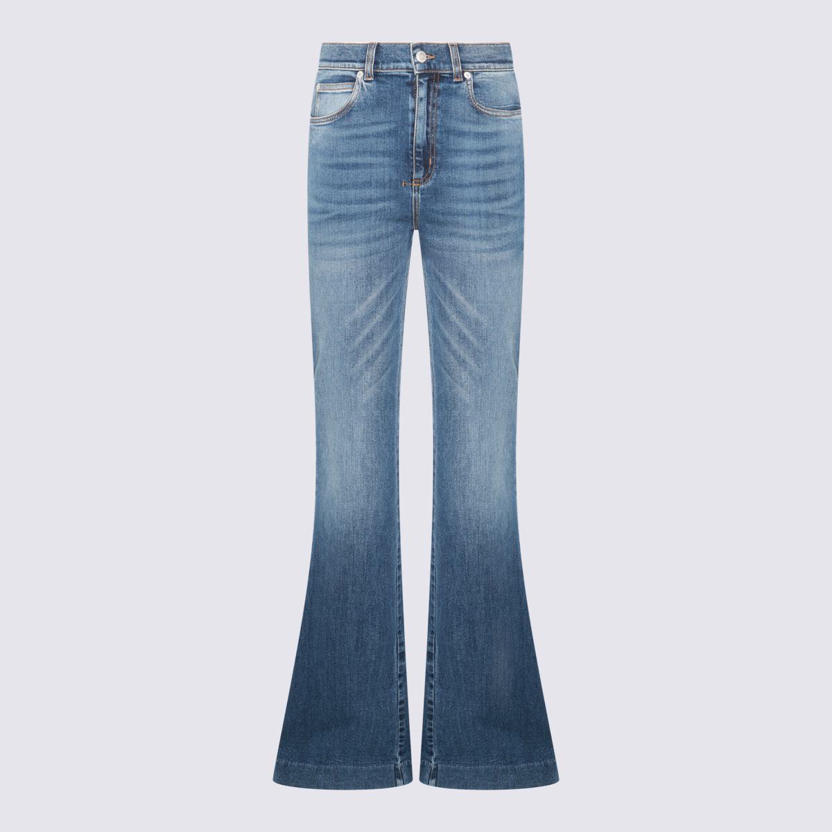 Blaue Baumwolljeans von Alexander McQueen
