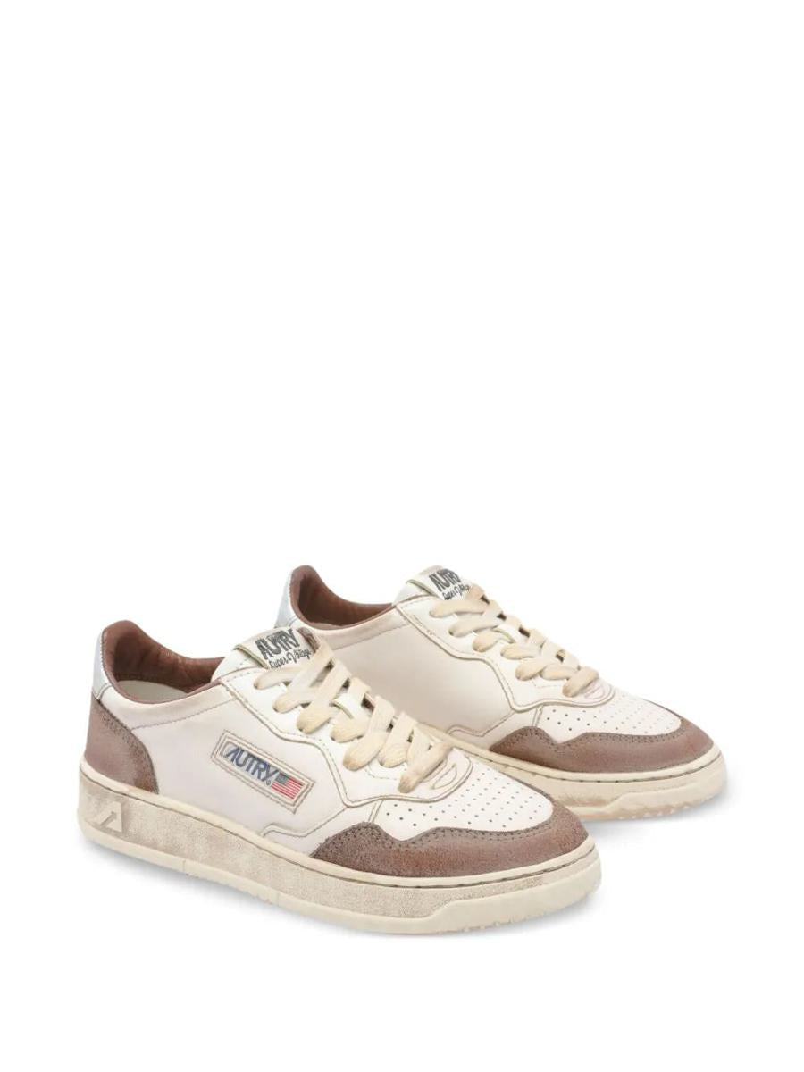 Autry Super Vintage Low Sneakers in Burnt und Silver Schuhe