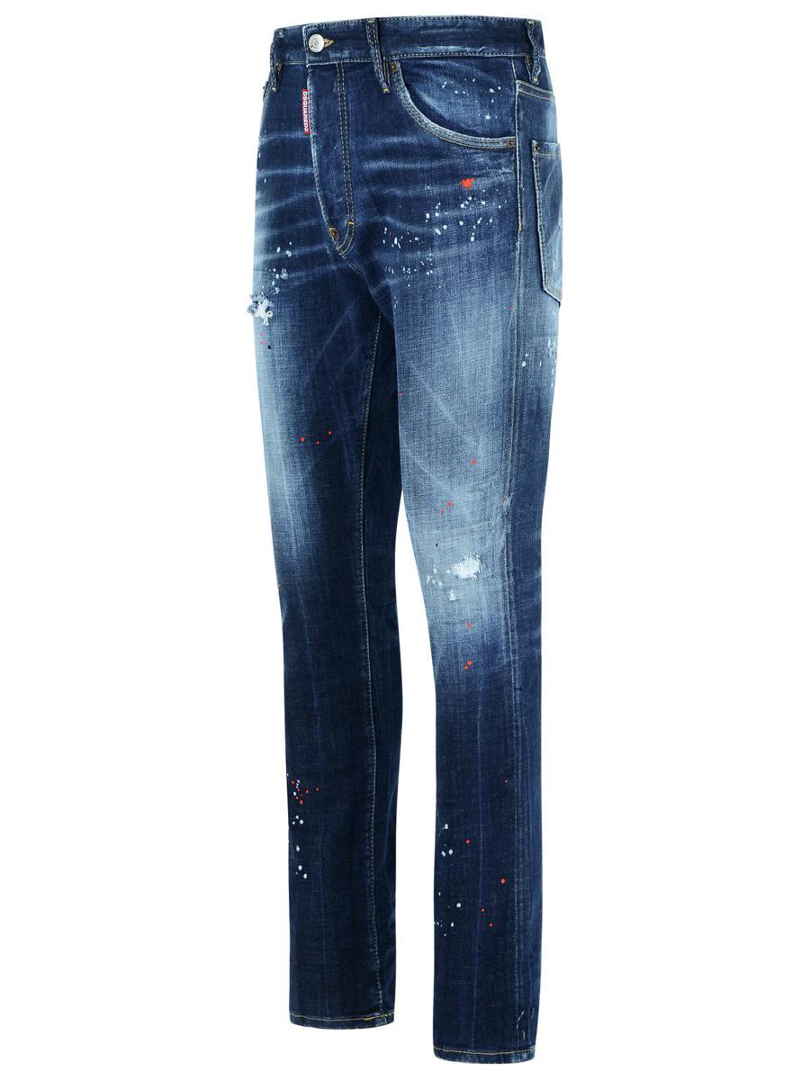 DSQUARED2 „Cool Guy“ Jeans aus Baumwolldenim in mittlerer Waschung in Blau