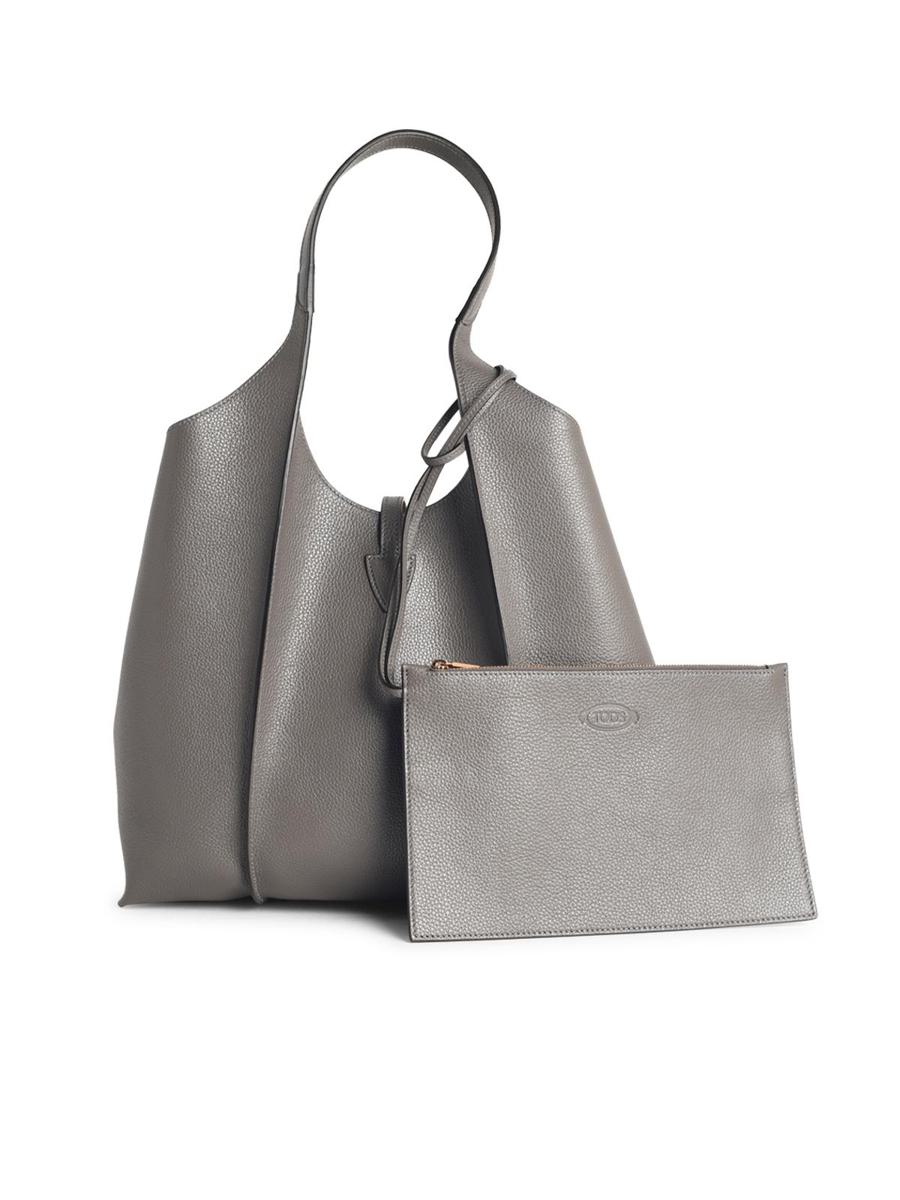 Tod'S Graue Ledertasche