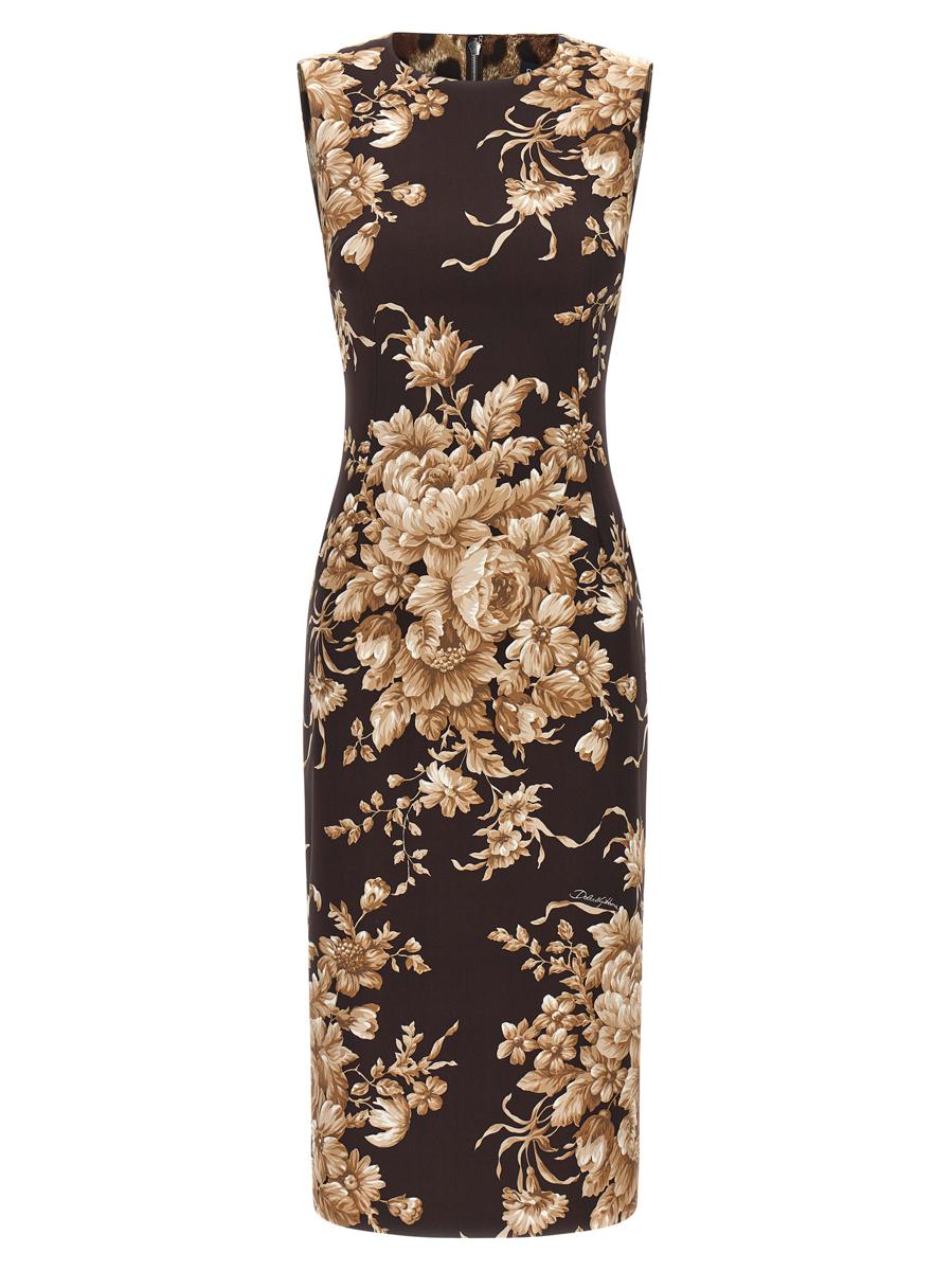Dolce & Gabbana Kleid mit Rosenprint