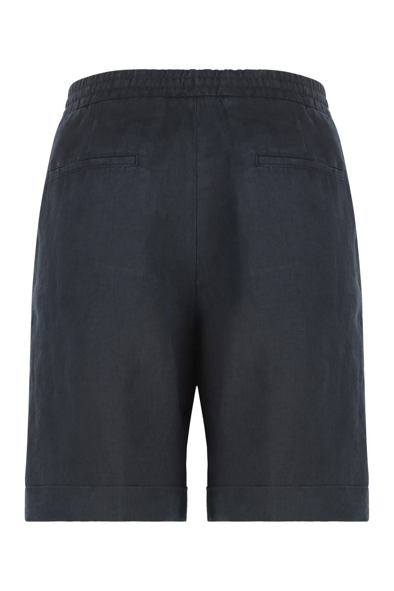 Canali Leinen-Bermuda-Shorts
