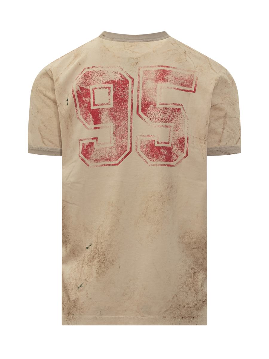 DSQUARED2 Dsquared2 Vintage-T-Shirt mit Logo im Dirty-Effekt