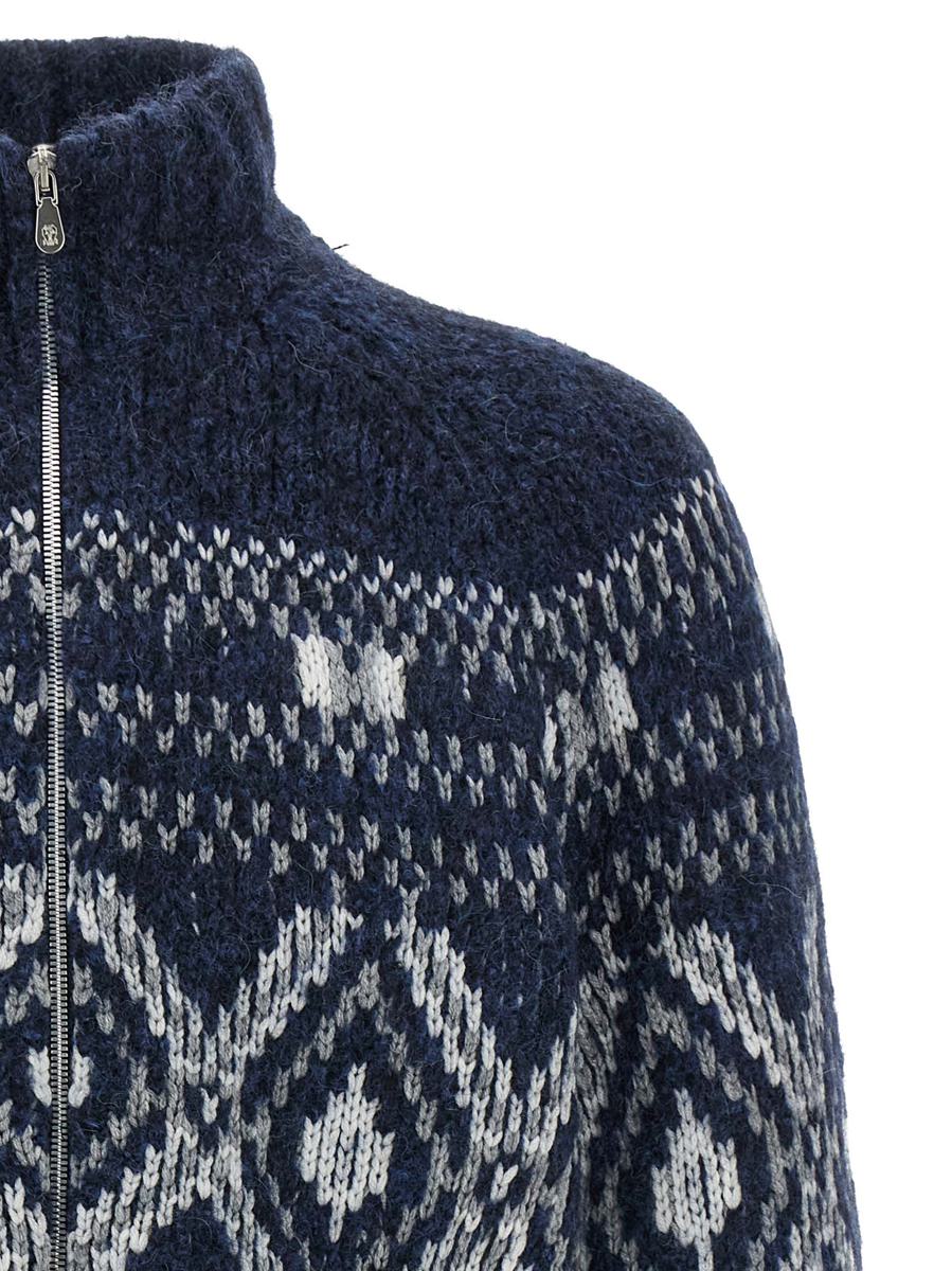 Brunello Cucinelli – Cardigan „Geometric Jacquard“