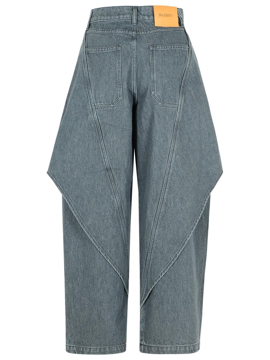 JW Anderson – Graue „Scultural“-Jeans aus Baumwolle