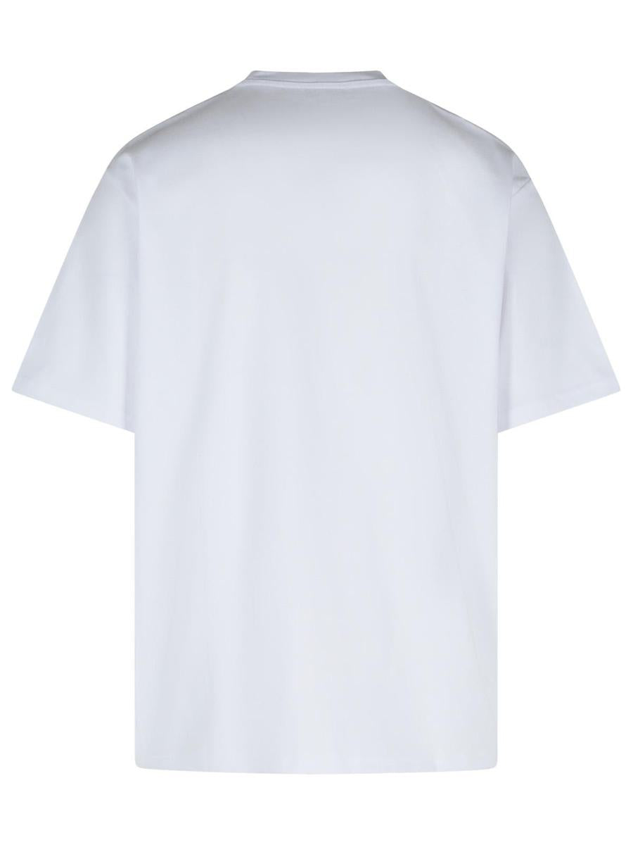 JW Anderson – Weißes Baumwoll-T-Shirt „Anchor“