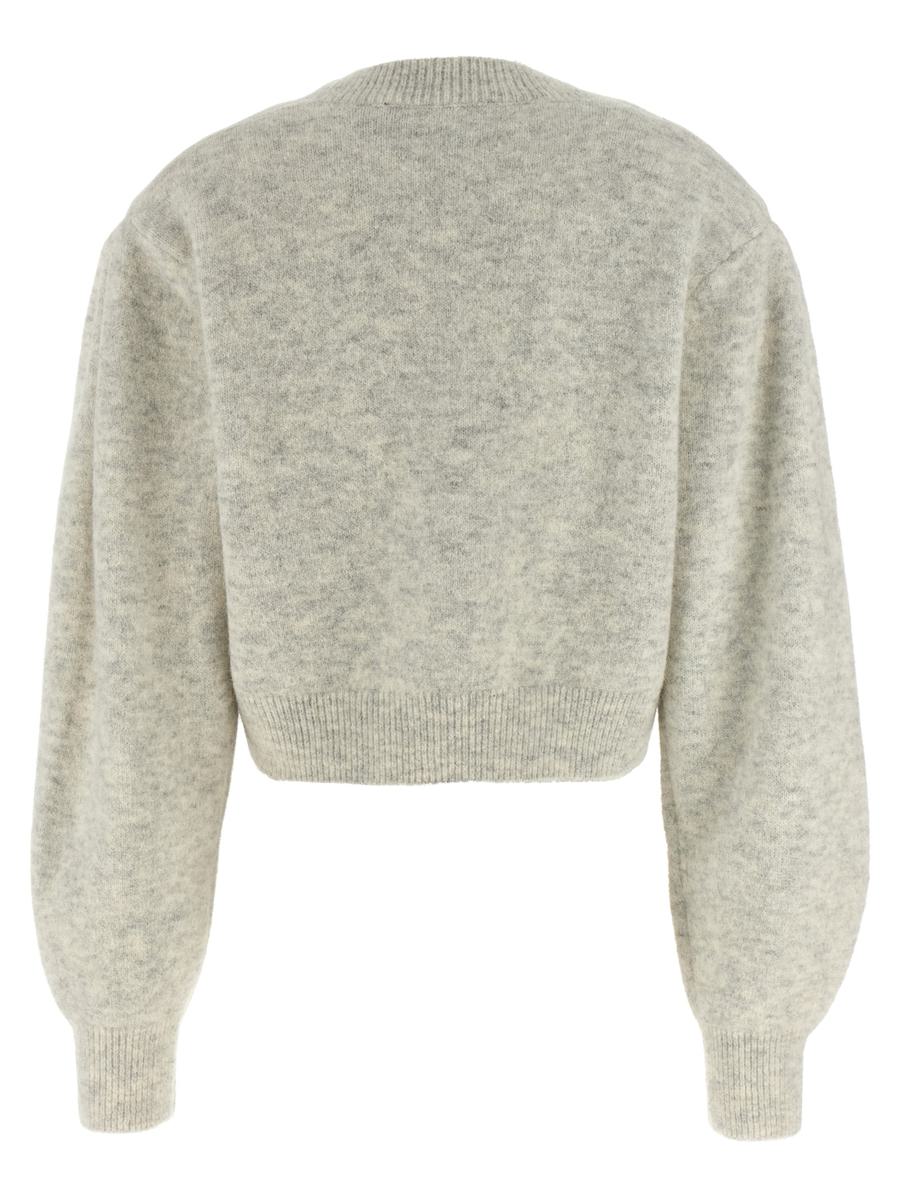 Rotate Birger Christensen-Cardigan „Knit Puffsleeve“.