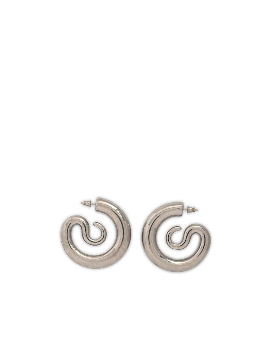 Panconesi – Silberne „Serpent Hoops Medium“-Ohrringe