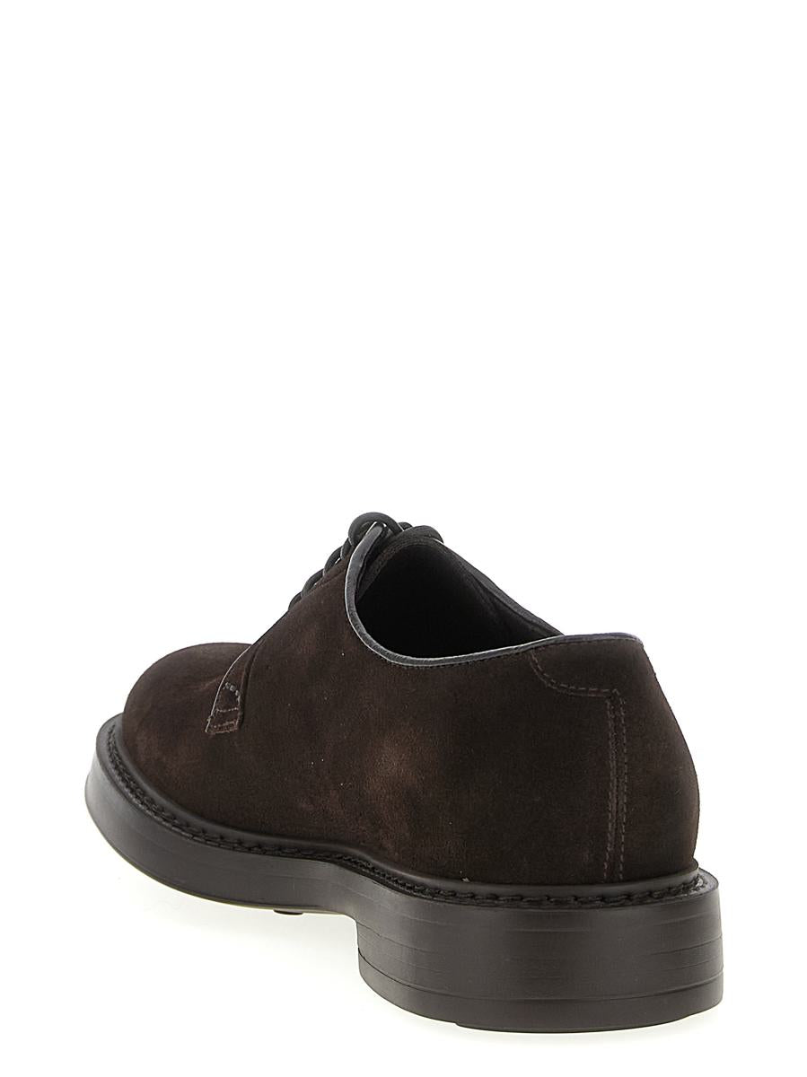 Doucal's Wildleder-Schnürschuhe