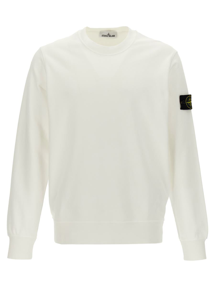 Sweatshirt mit Logo-Aufnäher von Stone Island