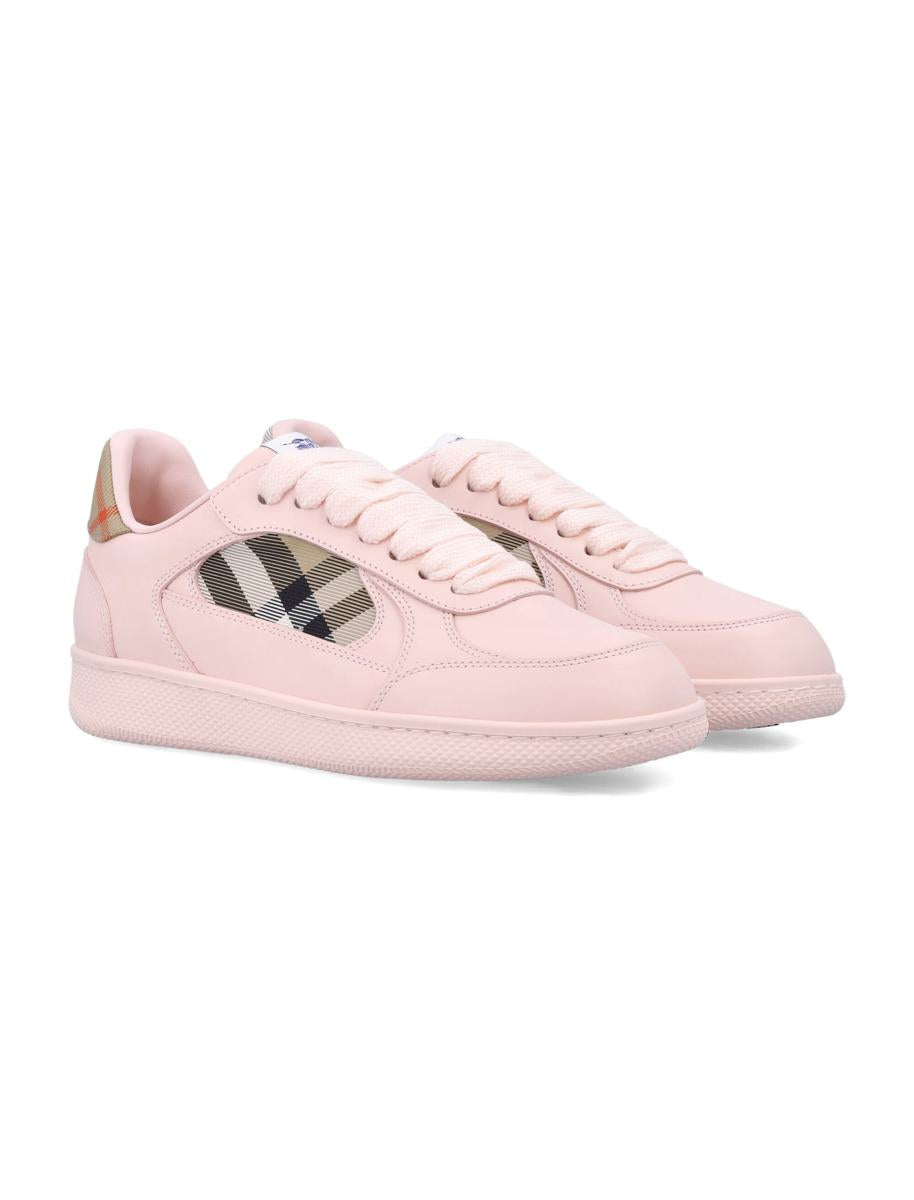 Burberry Damen-Sneakers „Terrace“ aus Leder und Karomuster