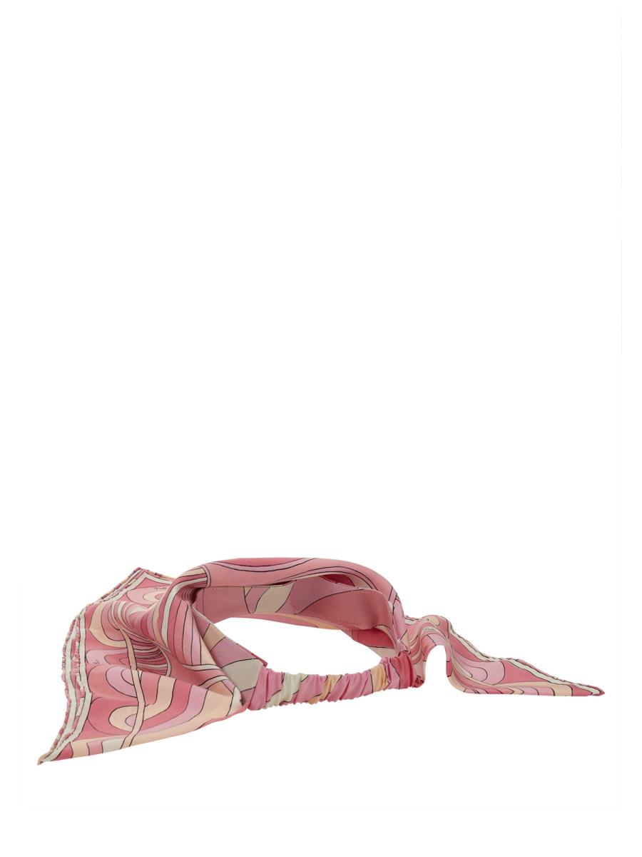 Pucci Visier mit Schal