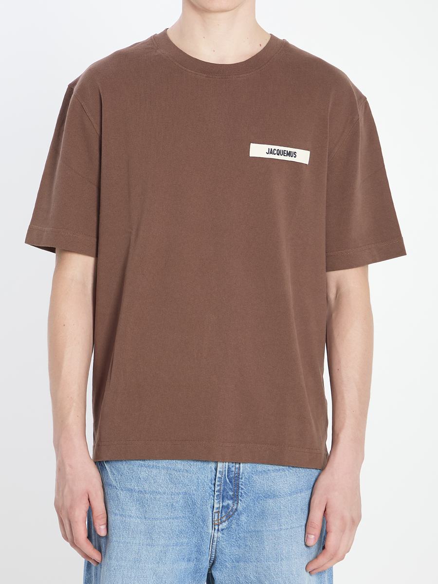 T-Shirt aus Grosgrain