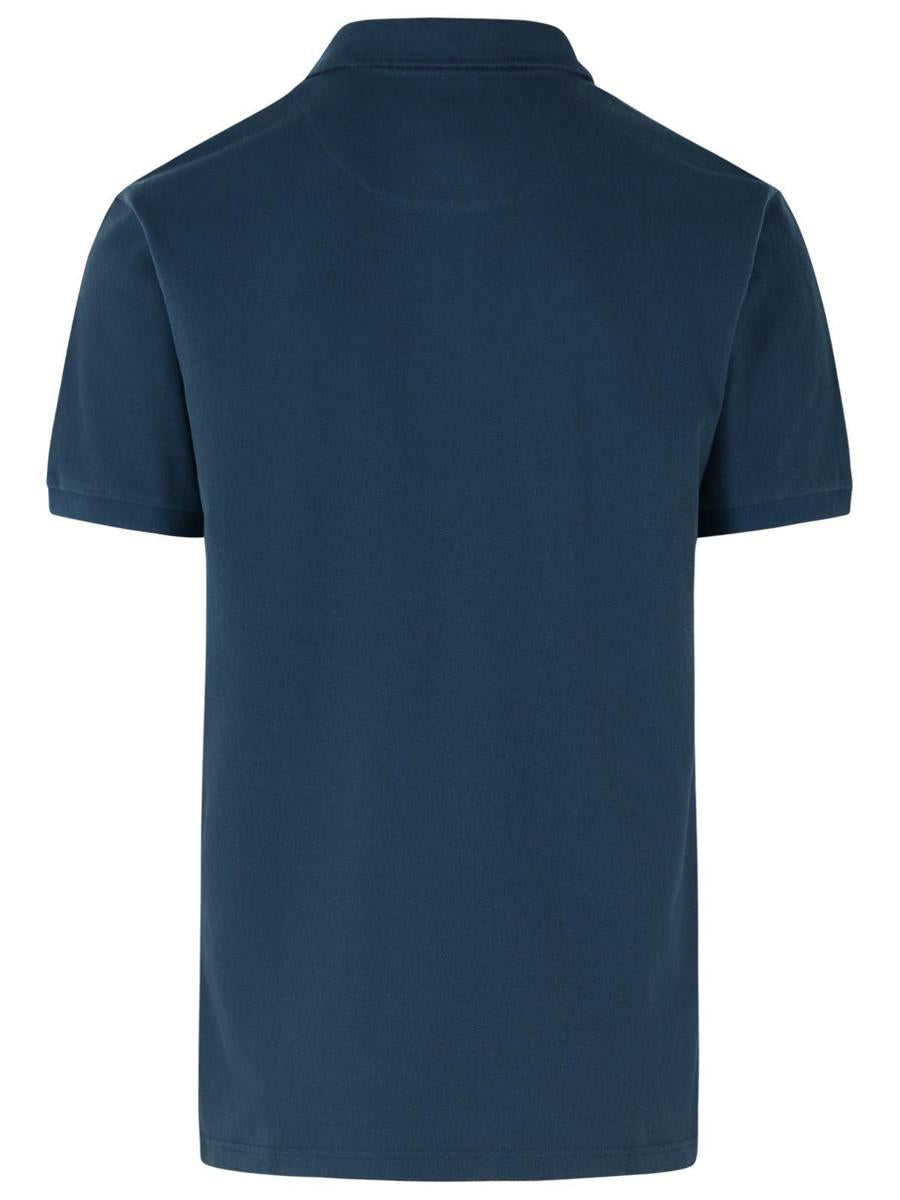 Marineblaues Baumwoll-Poloshirt „Roma“ von Etro