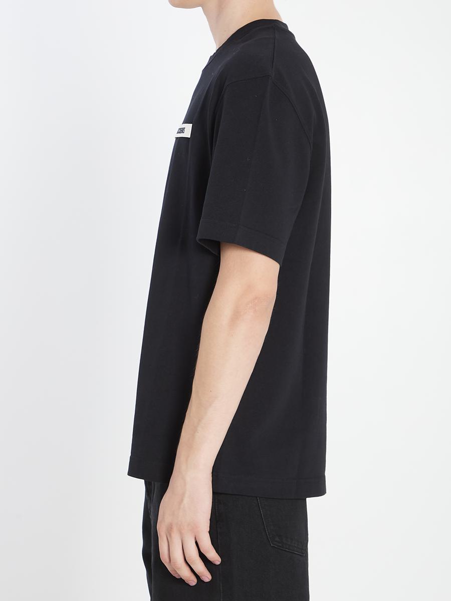 T-Shirt aus Grosgrain