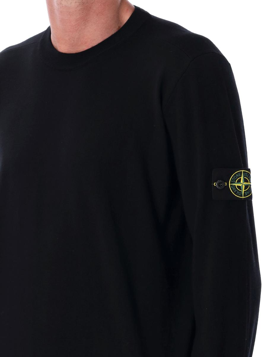 Stone Island Wollpullover mit Rundhalsausschnitt