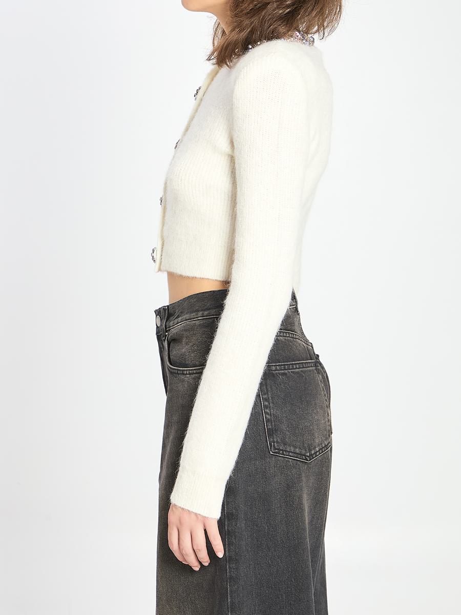 Strickjacke mit Verzierung