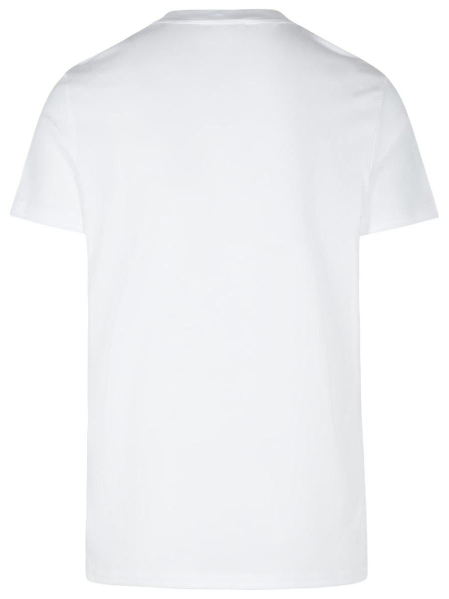 Weißes Baumwoll-T-Shirt von Balmain