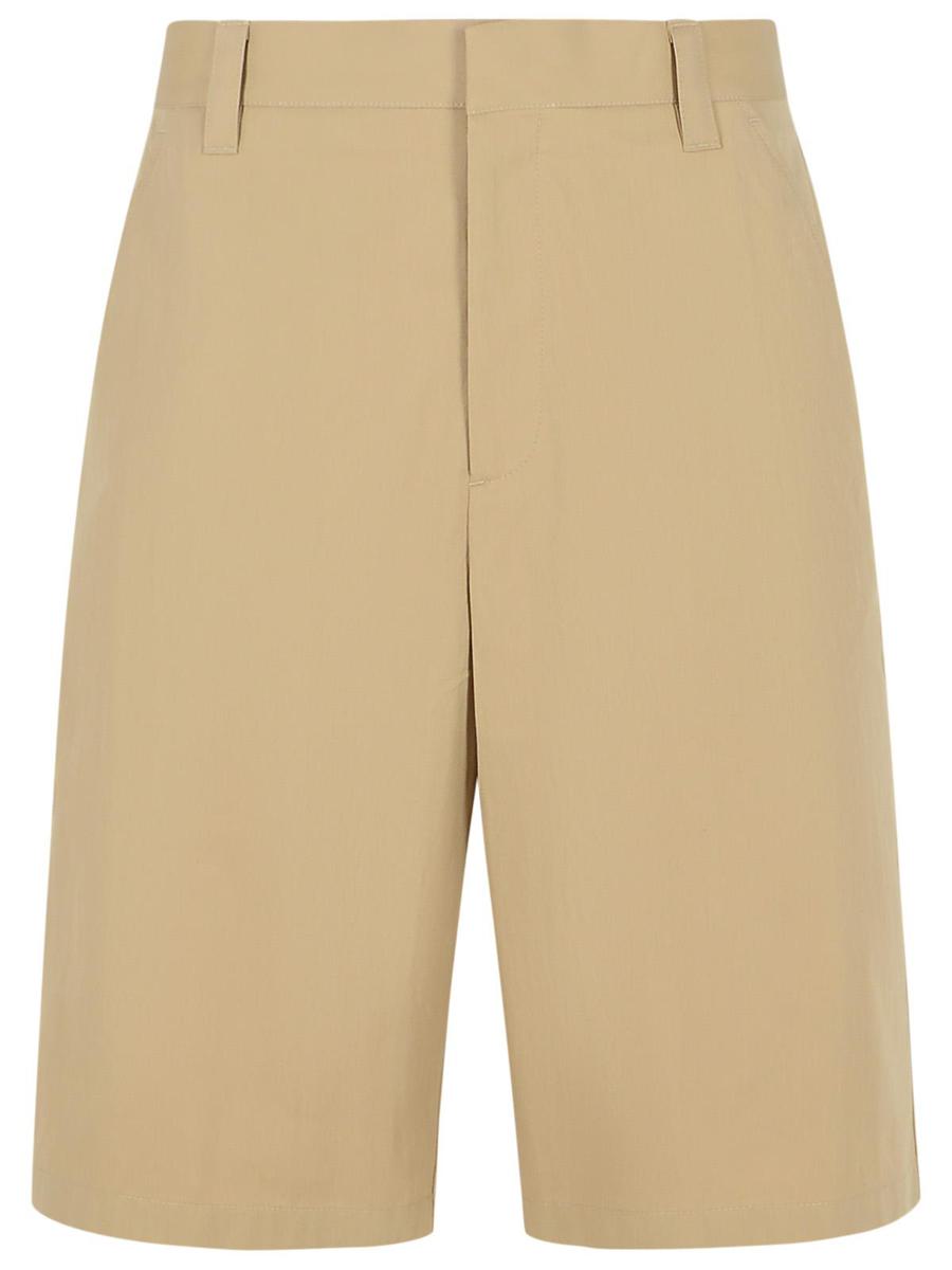 Moschino – Beige Bermudashorts aus Baumwollmischung