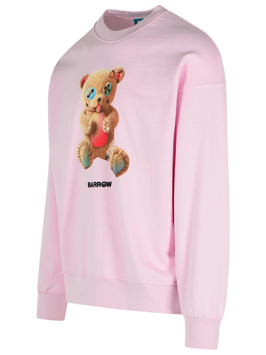 Sweatshirt aus Baumwolle in Rosa von Barrow