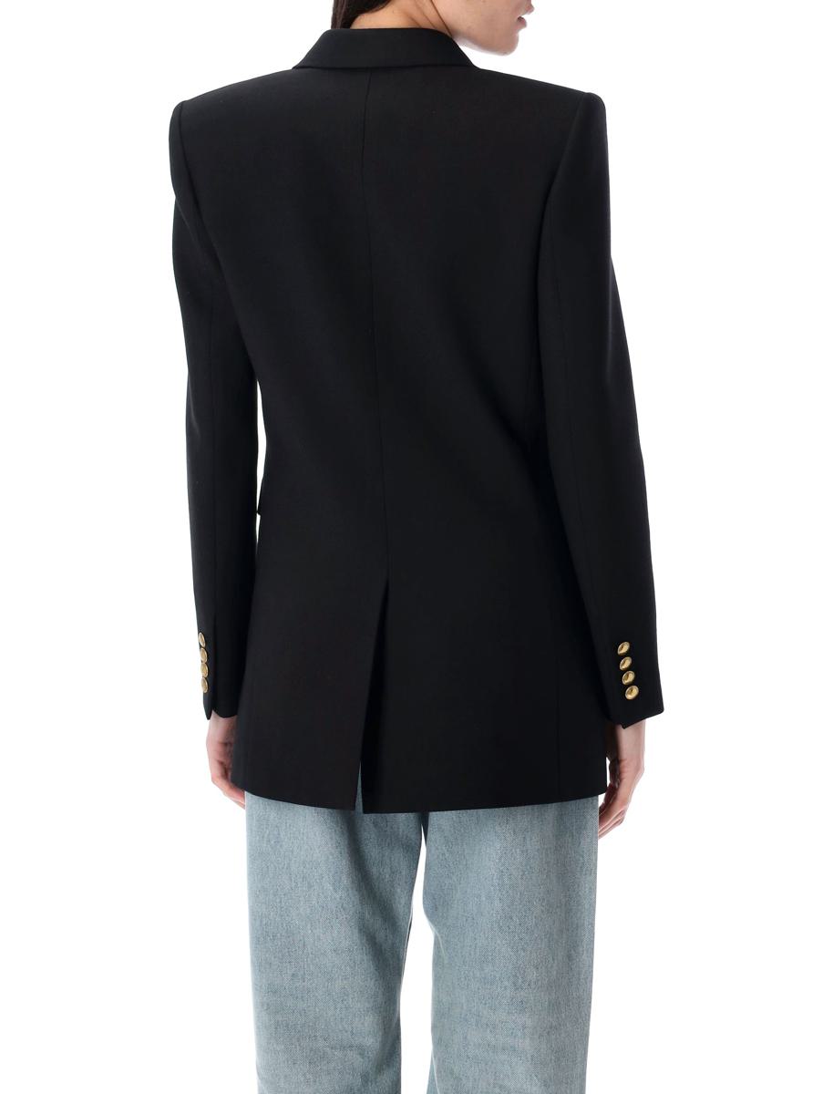 Jacke aus Wollgabardine von Saint Laurent