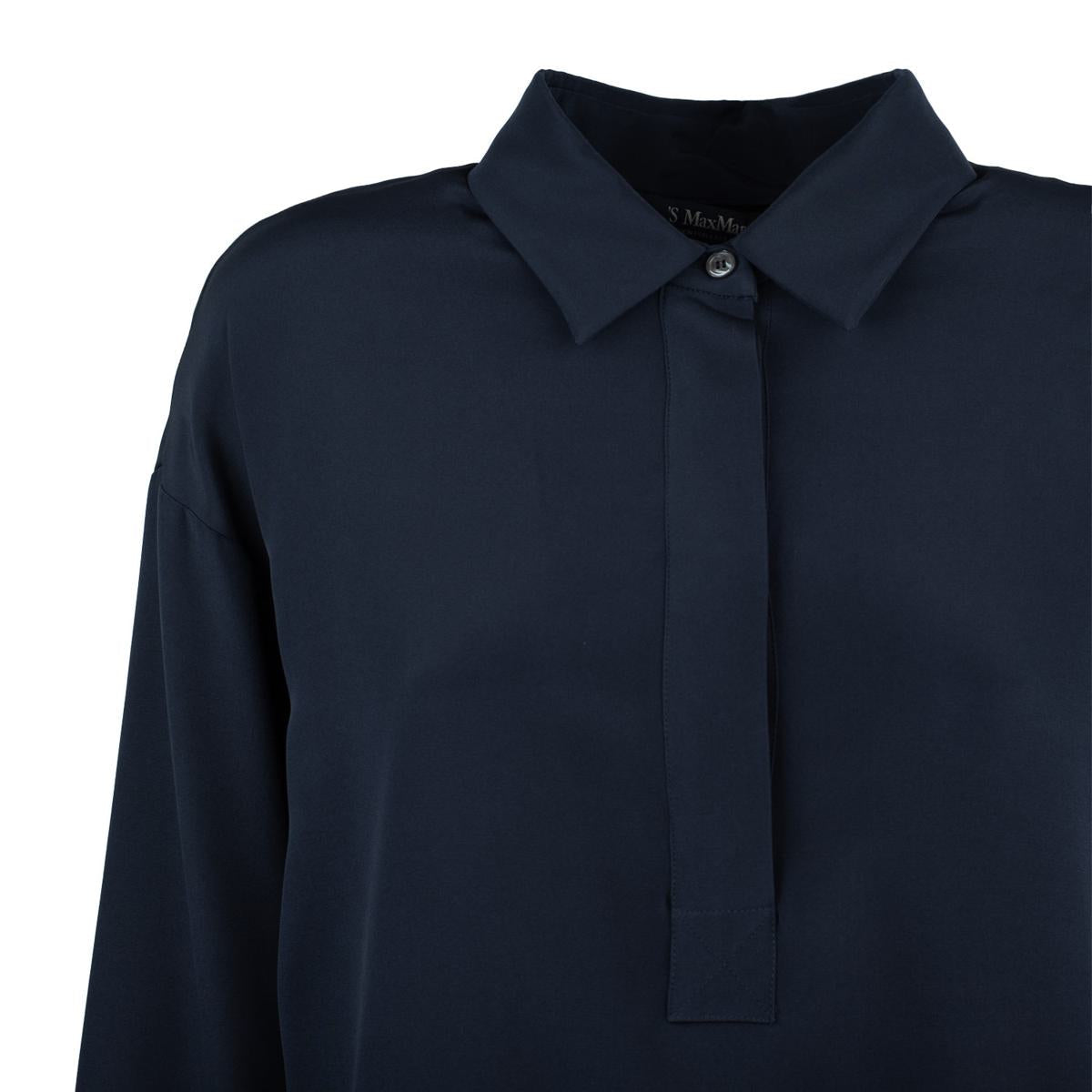 Max Mara Crêpe de Chine-Hemd