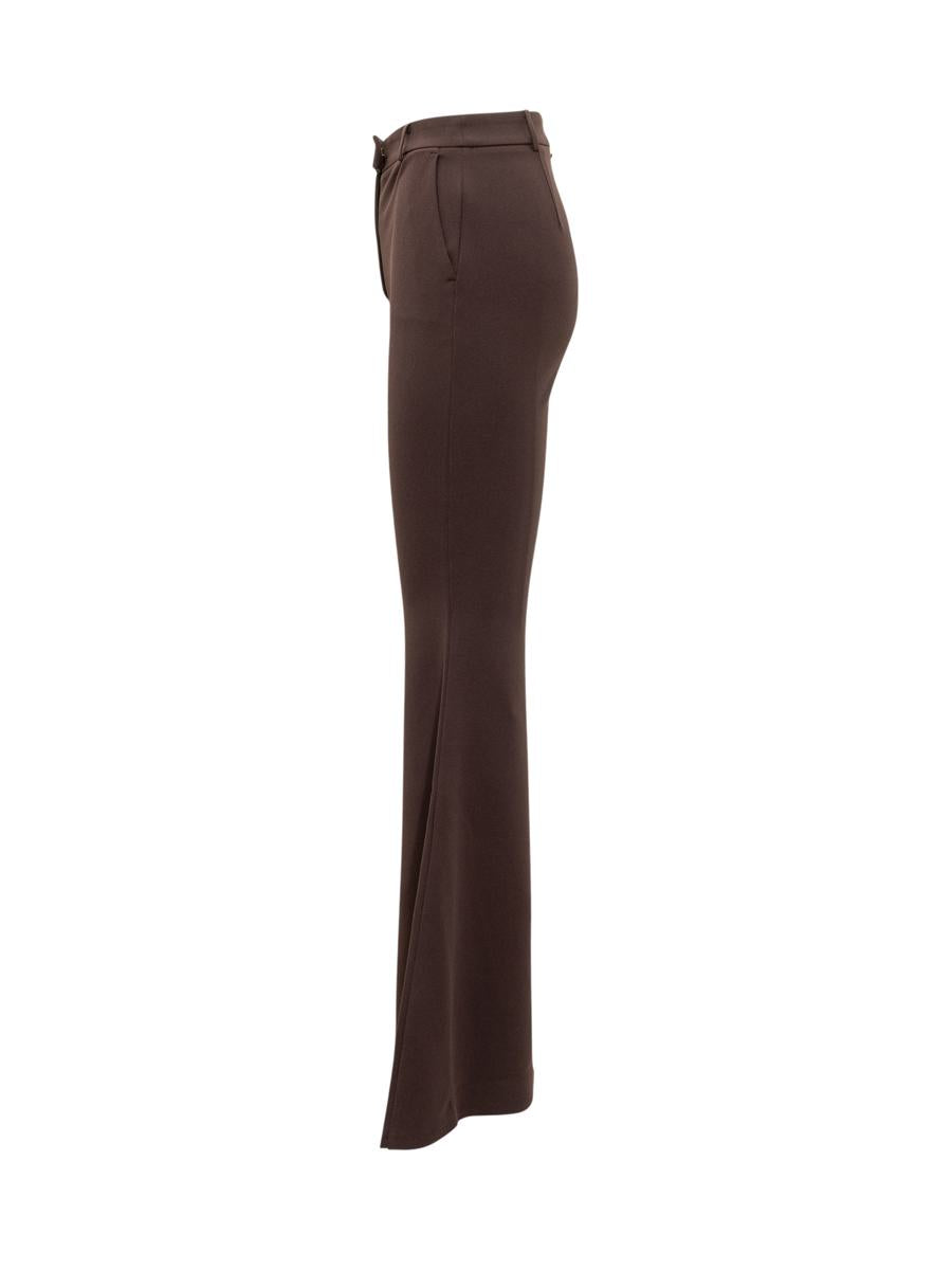 Michael Kors Braune Stretch-Schlaghose von Michael Kors