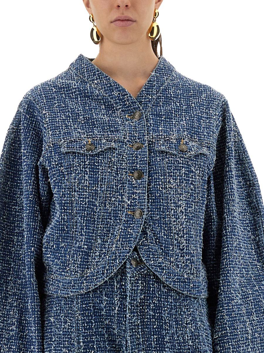 Rotate Birger Christensen Jacke mit runden Ärmeln