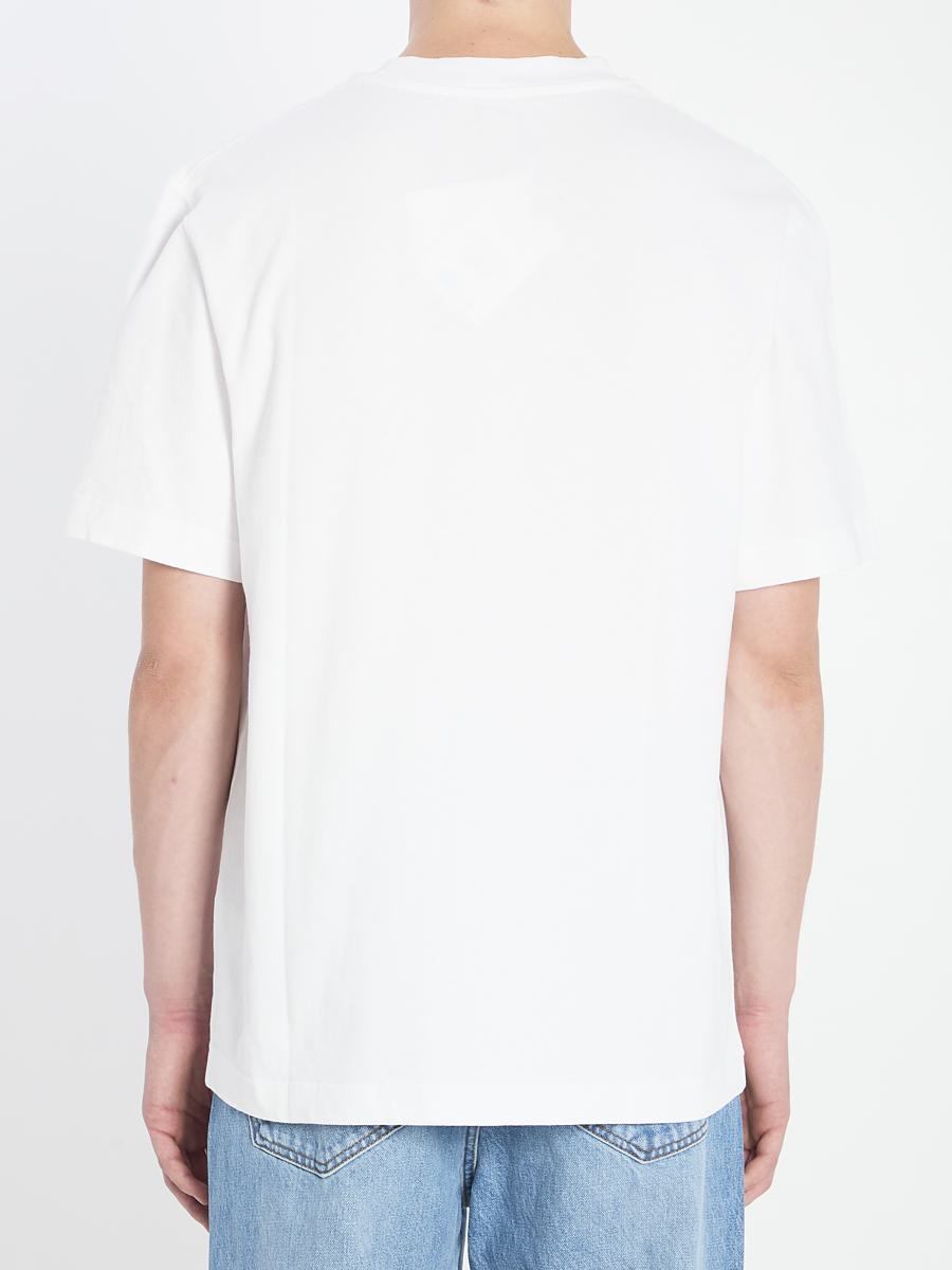T-Shirt aus Grosgrain