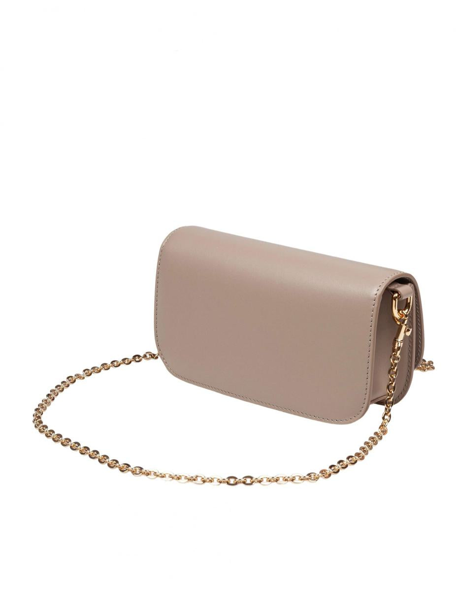 Dolce & Gabbana 3,5" Umhängetasche aus Kalbsleder