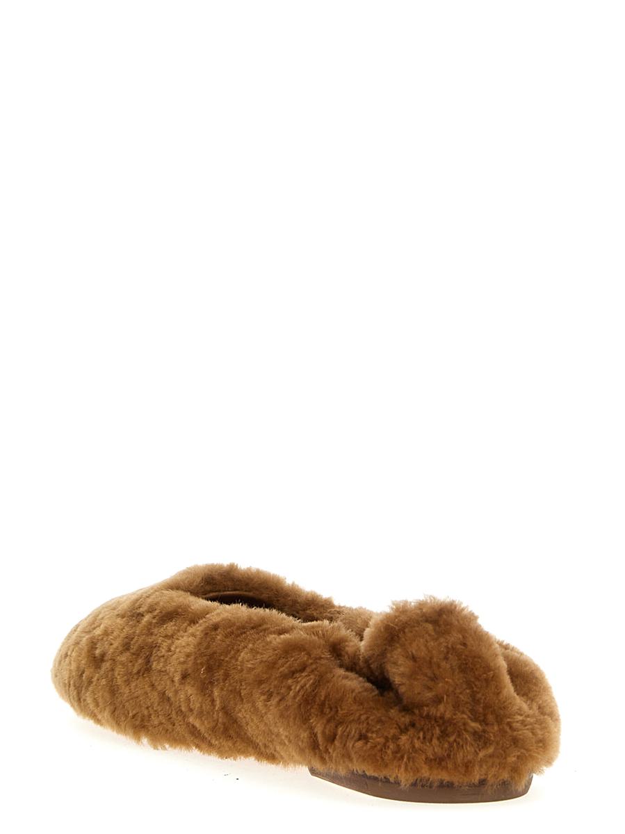Dries Van Noten Pelzballerinas