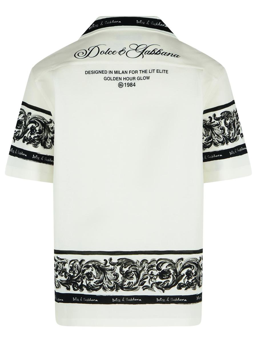 Weißes Baumwollhemd von Dolce & Gabbana