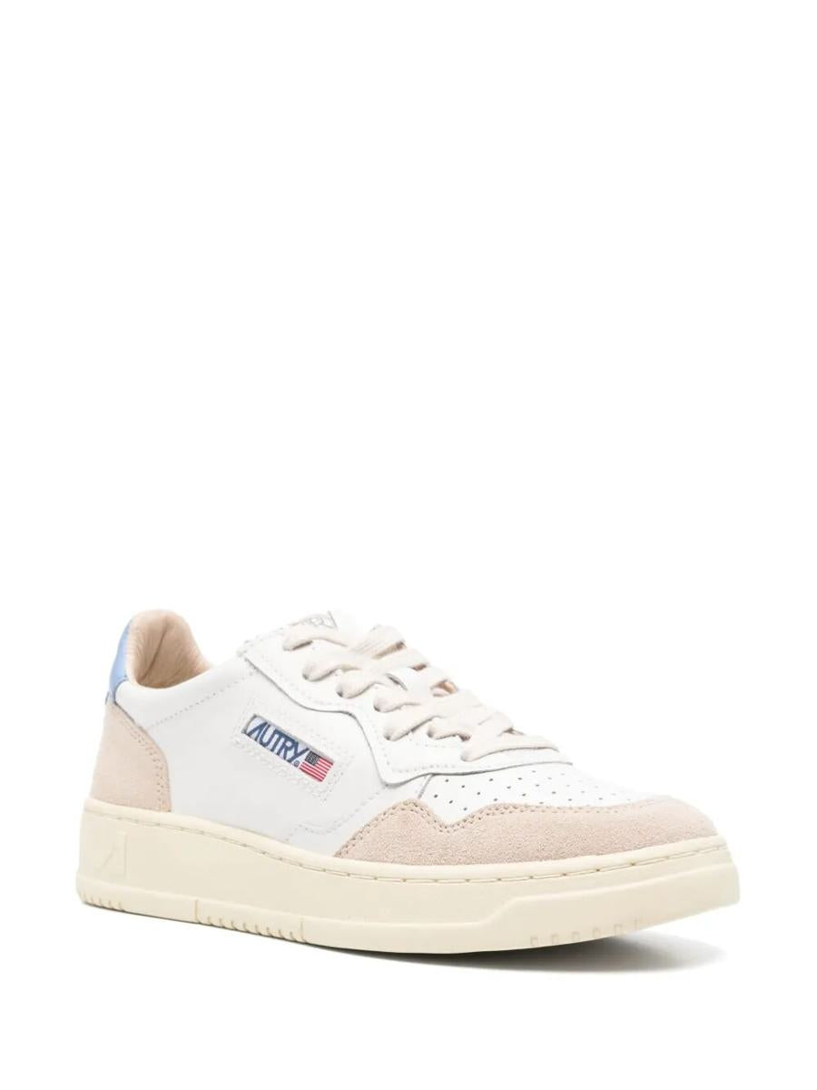Autry „Medalist Low“ Wildleder-Sneakers