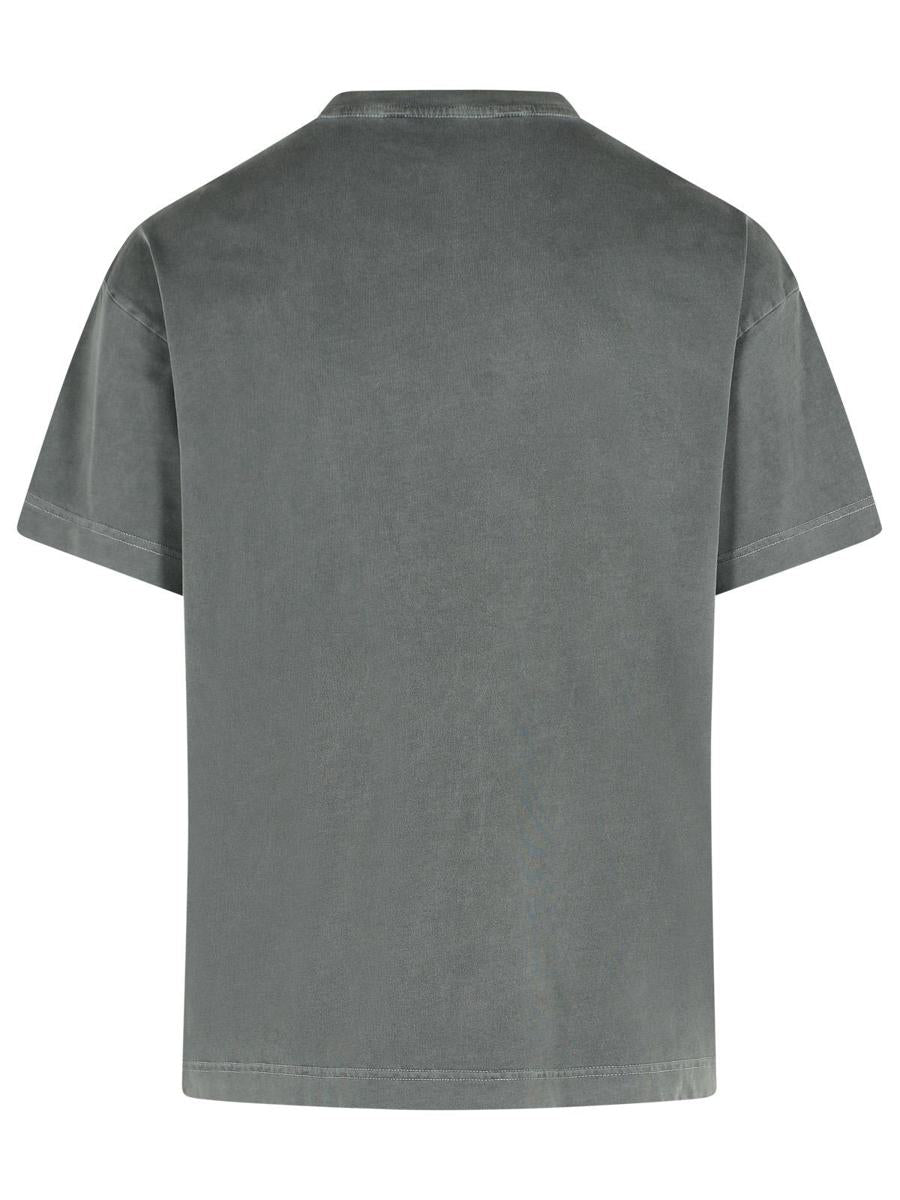 Graues Baumwoll-T-Shirt von Palm Angels
