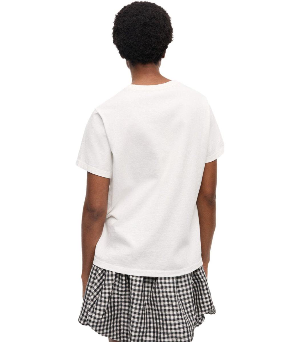 Weißes T-Shirt „Animals“ von Ganni