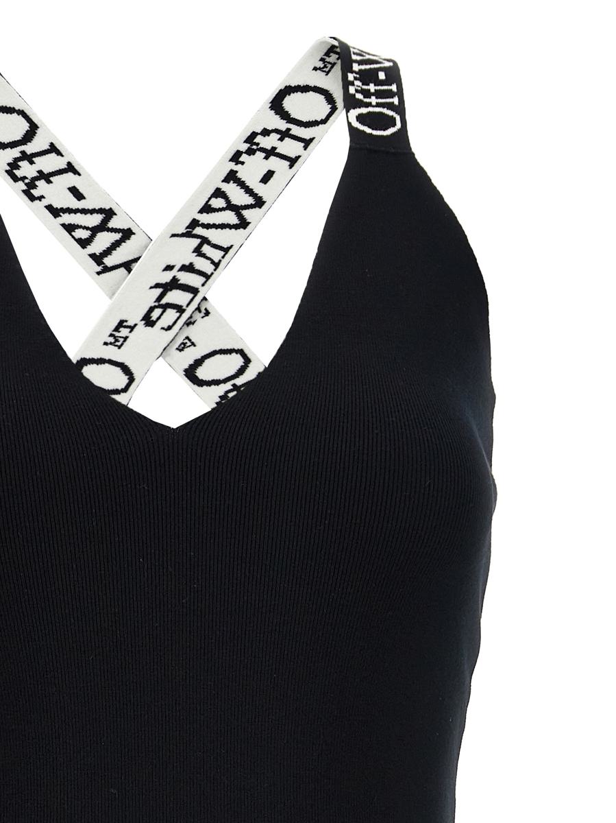 Off-White „Logoband“-Kleid