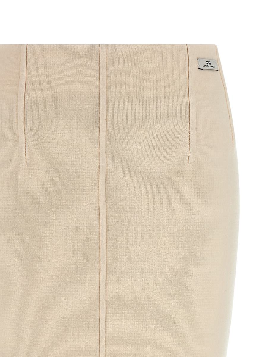 Elisabetta Franchi – Wollrock mit Stoffstich