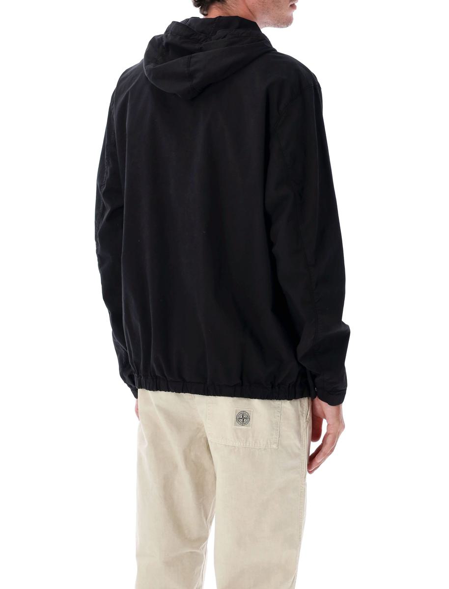 Stone Island Stretch-Kapuzenjacke aus Supima®-Baumwolltwill
