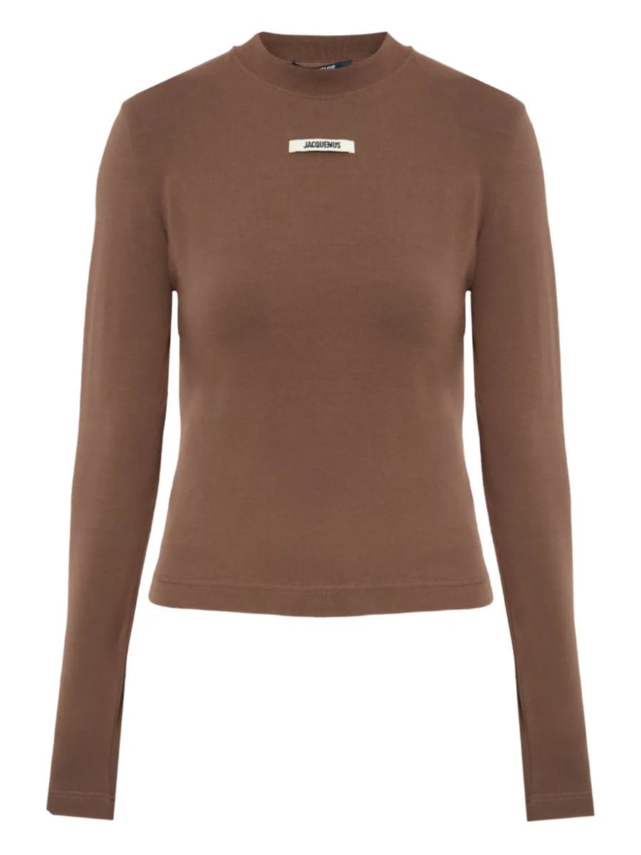 Jacquemus – Langärmliges T-Shirt mit Logo