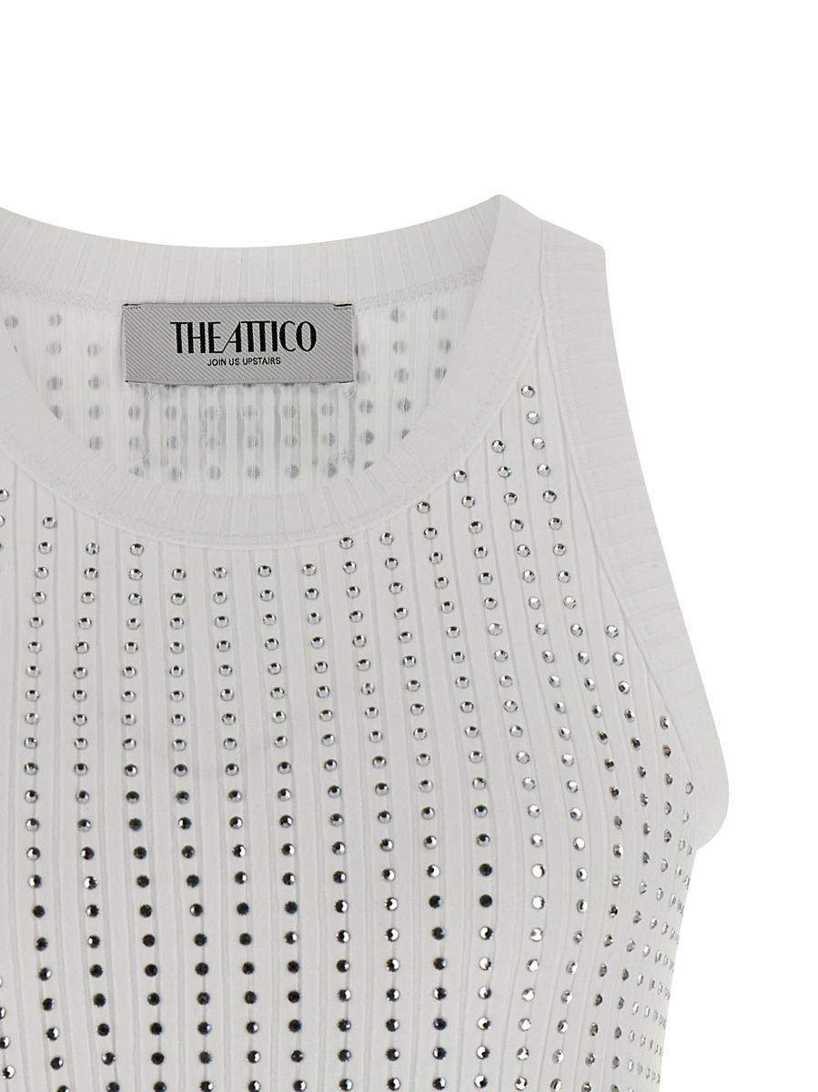 The Attico Strass-Tanktop
