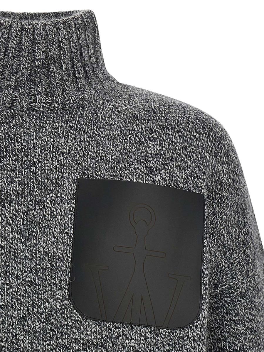 JW Anderson Pullover mit aufgesetzter Ledertasche