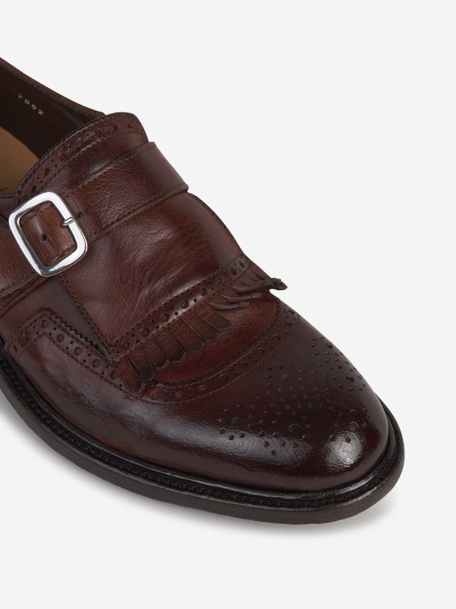 Grüne George-Schnallenschuhe