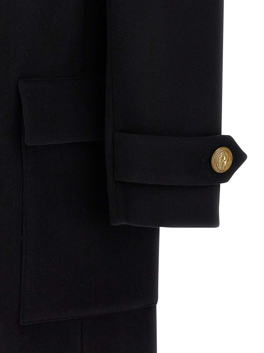 Balmain Abnehmbarer Plastronmantel