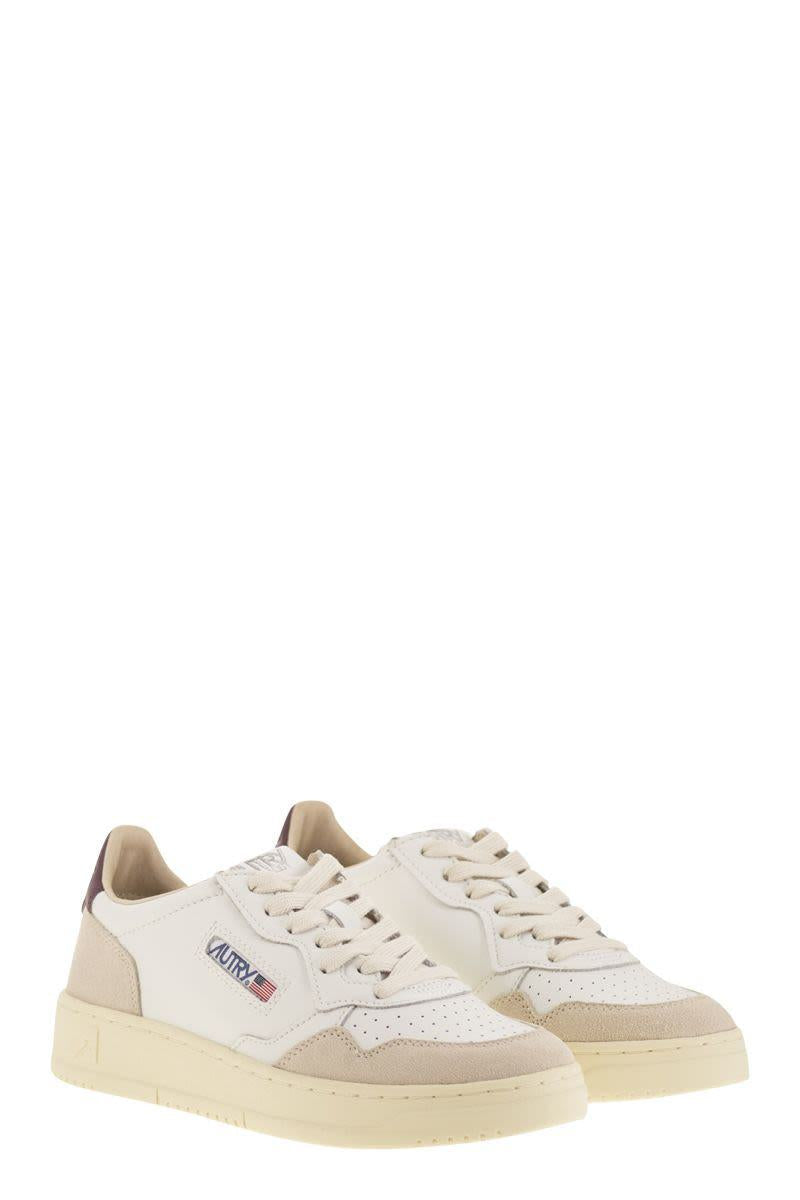 Autry Medalist Low – Sneakers aus Leder und Wildleder