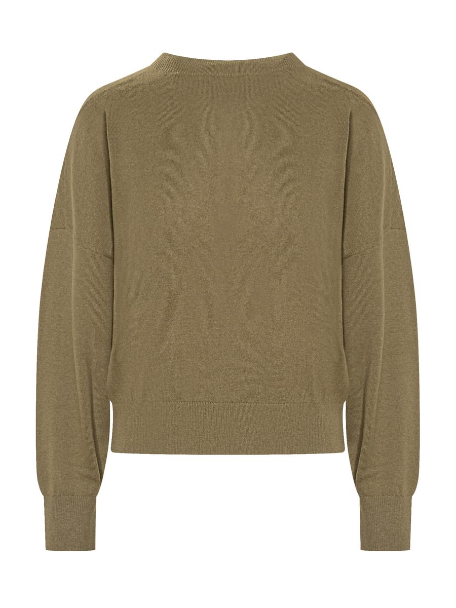 Isabel Marant Étoile Elfenbeinfarbener Pullover mit Marant Étoile-Logo