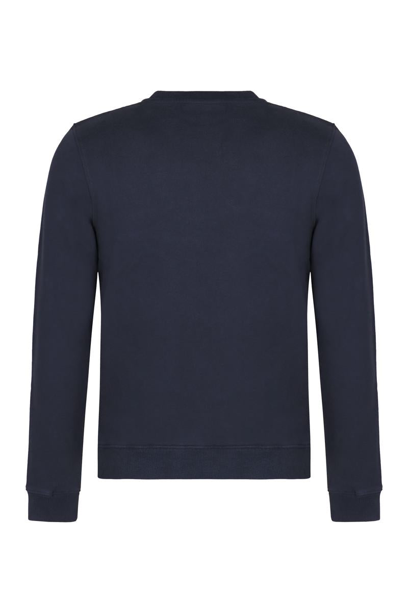 Maison Kitsuné Baumwoll-Sweatshirt mit Rundhalsausschnitt