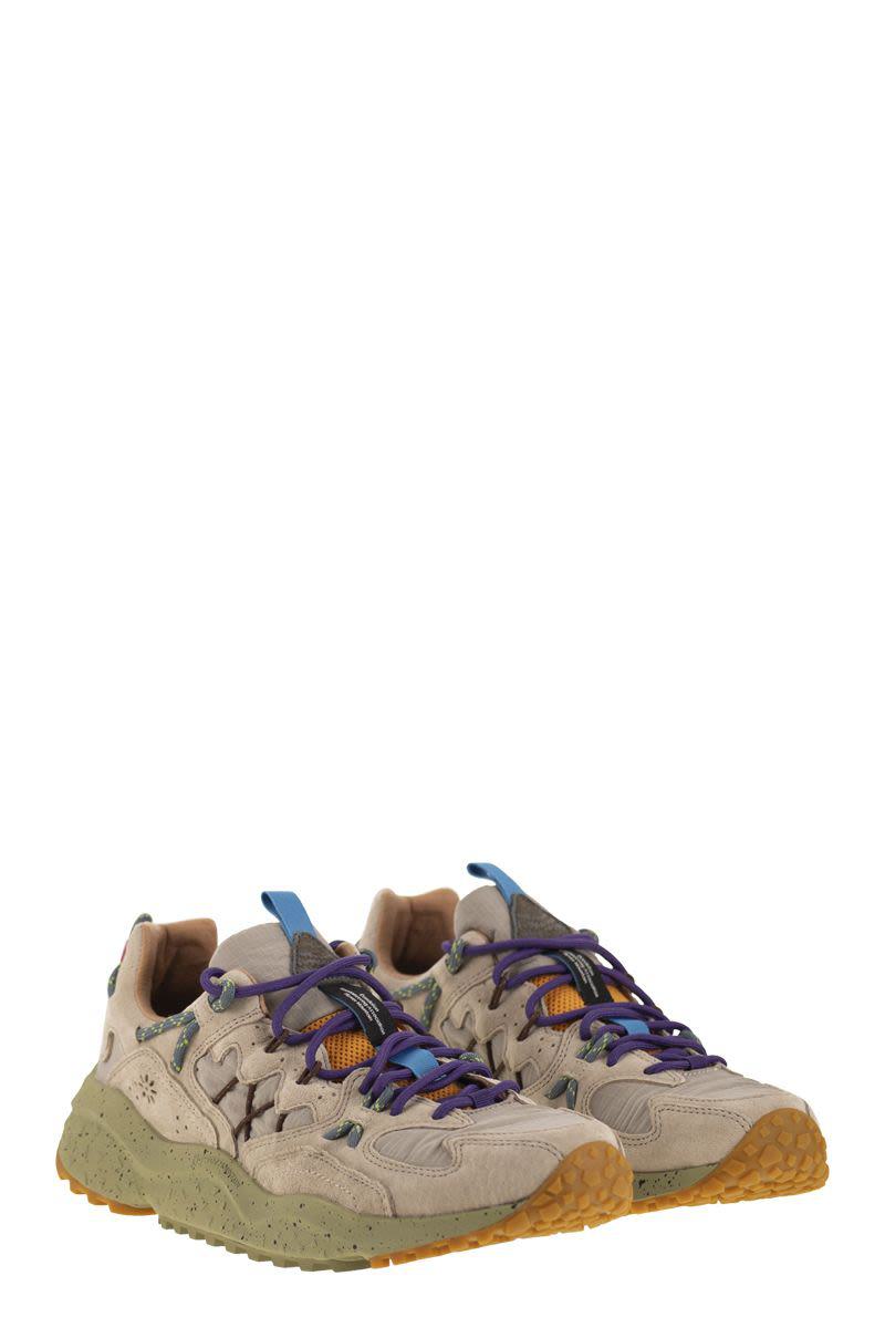 Flower Mountain Yamabushi – Sneakers aus Wildleder und Funktionsgewebe