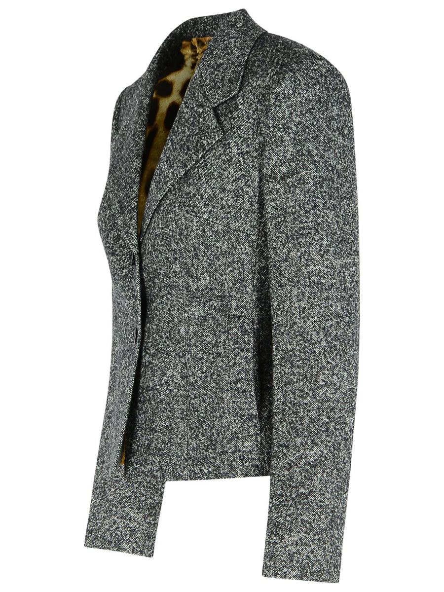 Dolce & Gabbana Zweifarbige Jacke aus Schurwollmischung