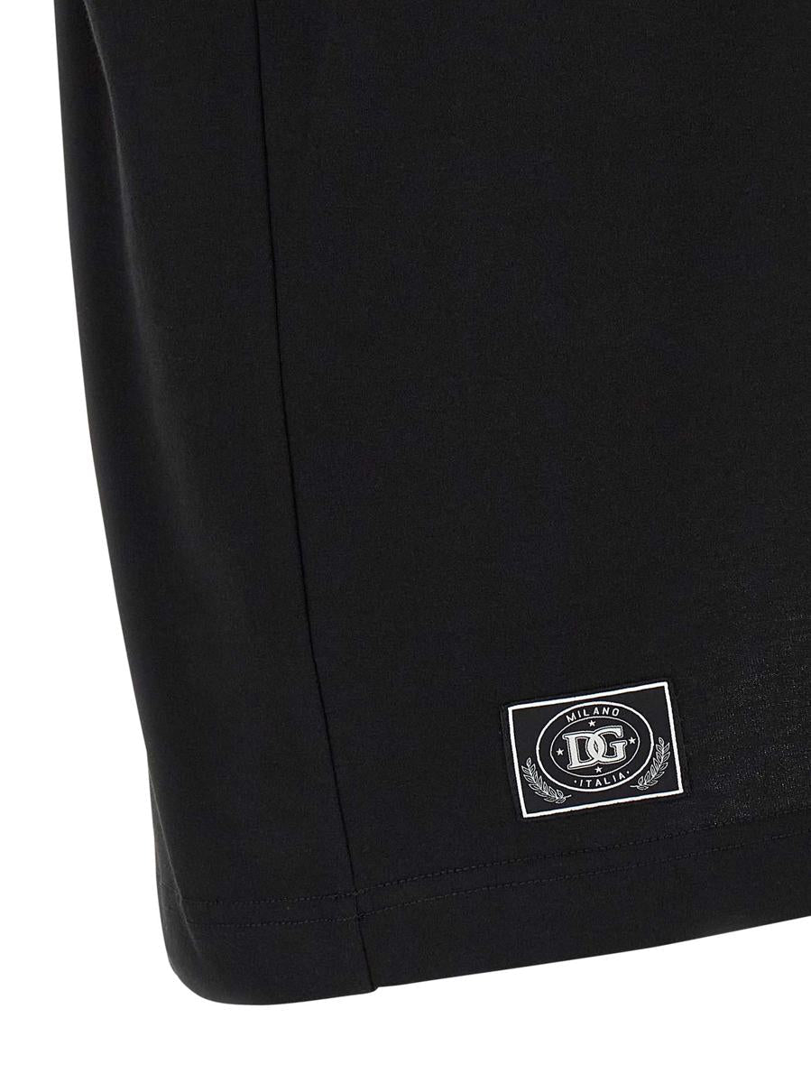 Dolce & Gabbana T-Shirt mit Logo-Stickerei